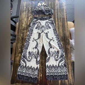 AGACI ⭐️ 2 Piece Vacation Tribal Pant Set - MEDIUM